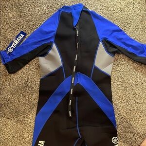 Yamaha Blue and Black Wetsuit